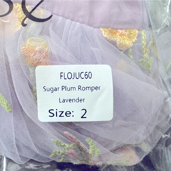 Arabella and Rose Sugar Plum Romper - Picture 13 of 13